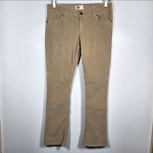 Y2K SO Tan Boot Cut Corduroy Pants Juniors Size 17